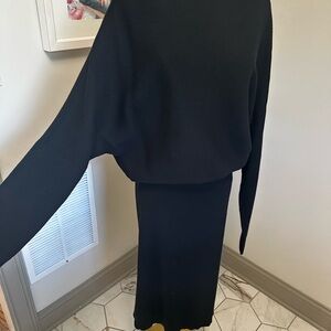 Banana Republic Black Midi Dress